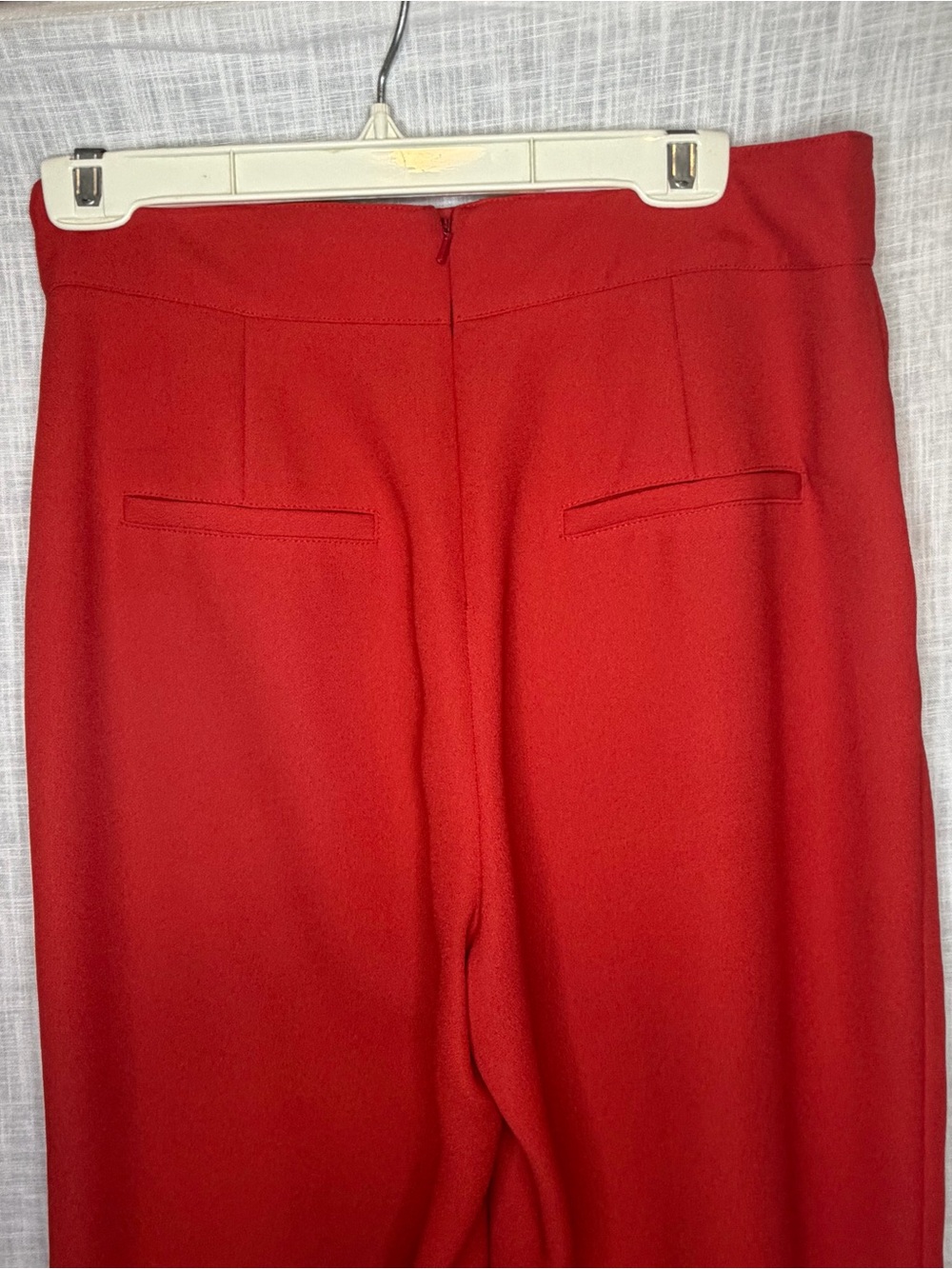 Veronica Beard Red Sailor Wide Leg Pants High Rise Trousers 8 Old Money French - Picture 3 of 14